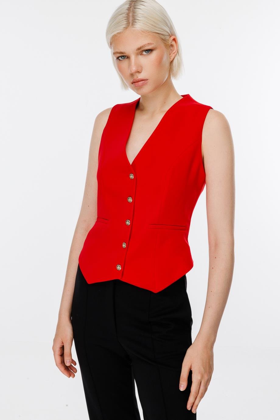 EKOL6501-2K5 EKOL YELEKKIRMIZI