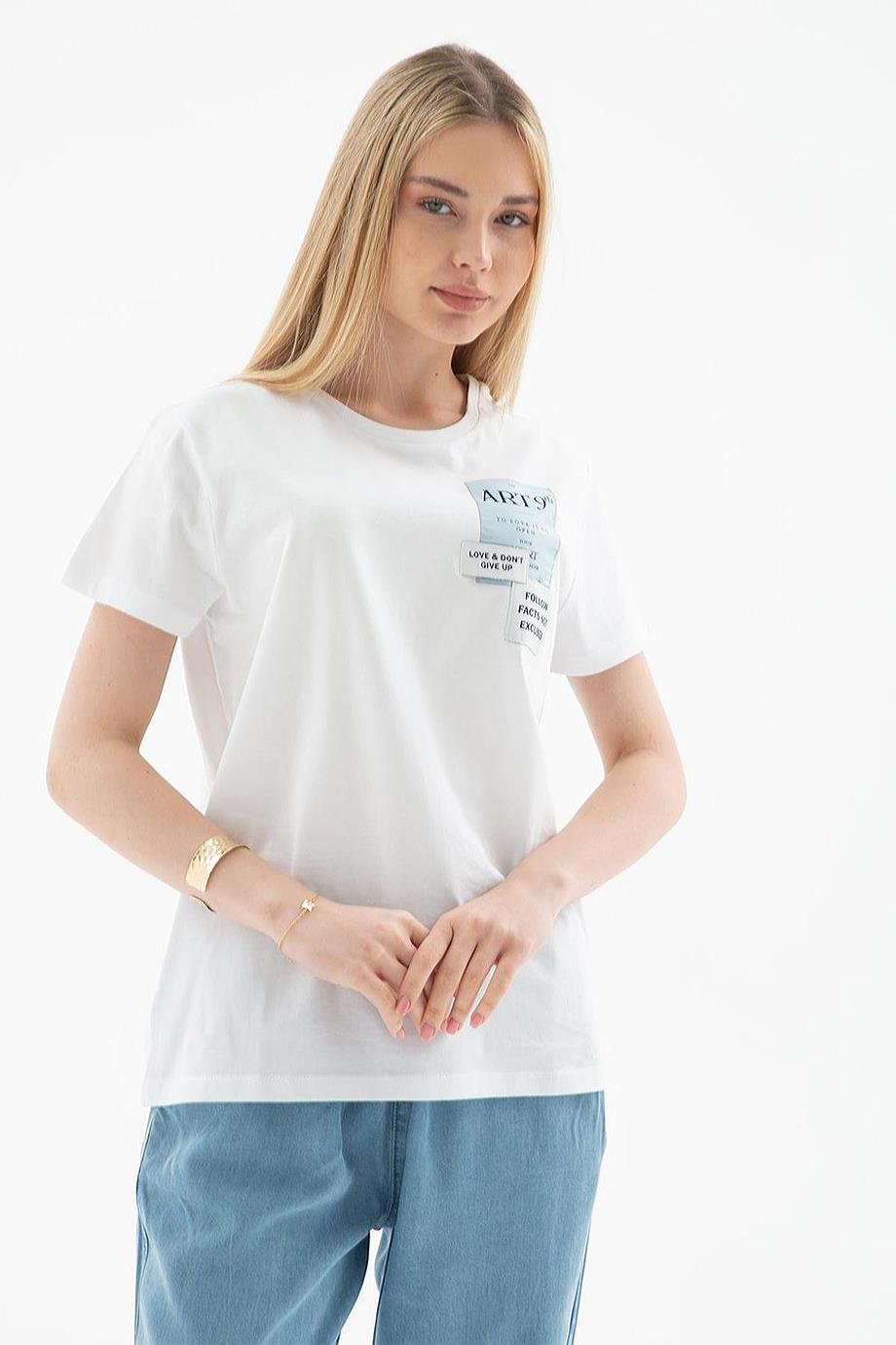 FASHİON FRİENDS0029-2Y5 F.FRIENDS T-SHIRTBEYAZ