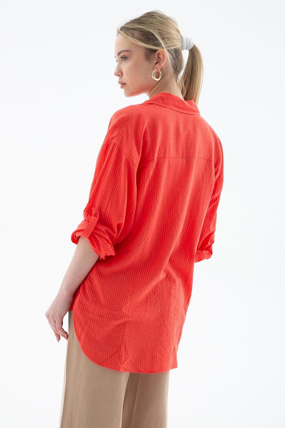 FASHİON FRİENDS0051-2Y5 F.FRIENDS GÖMLEKCORAL