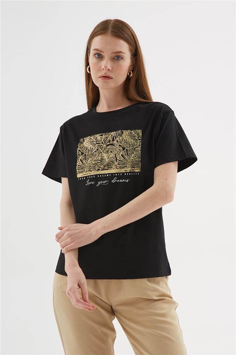 FASHİON FRİENDS0062-2Y5 F.FRIENDS BLUZSİYAH