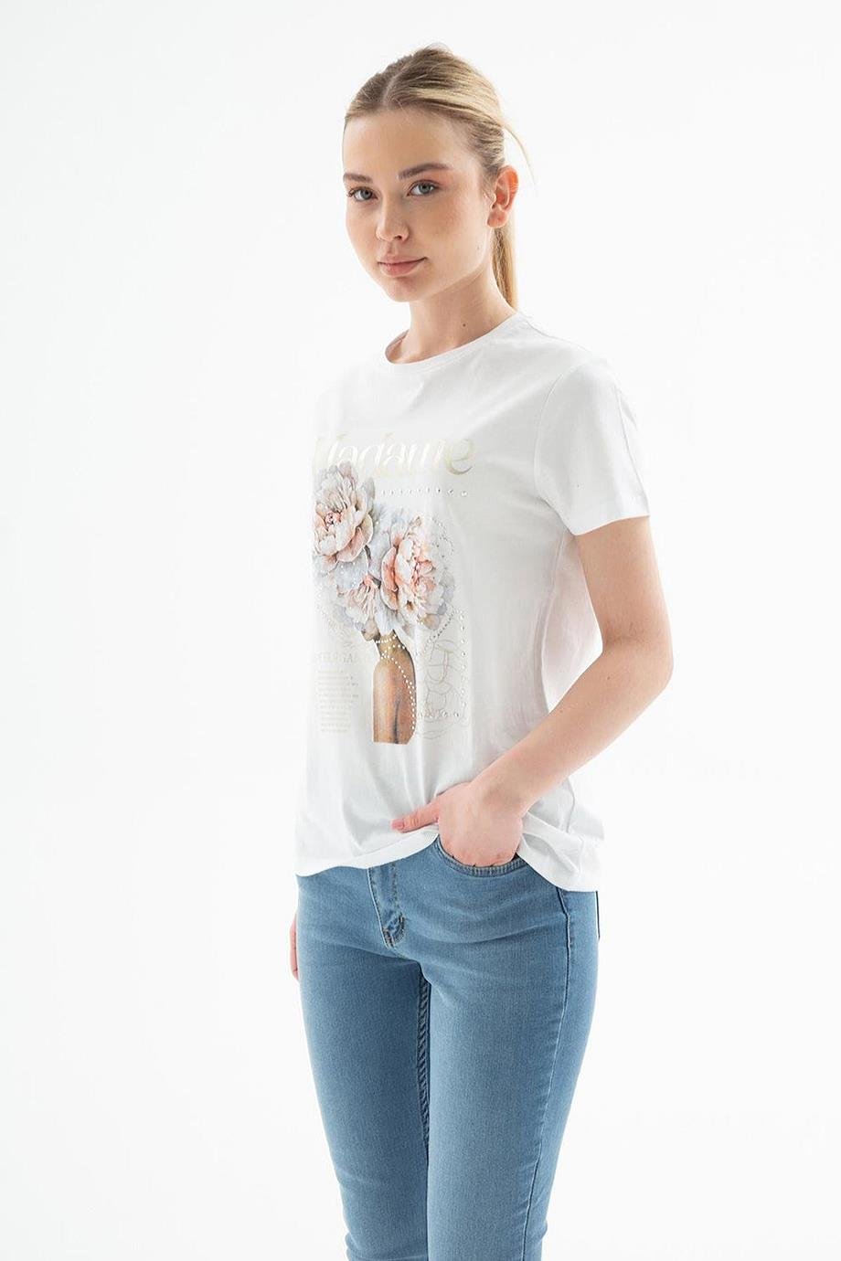 FASHİON FRİENDS0085-2Y5  F.FRIENDS BLUZBEYAZ