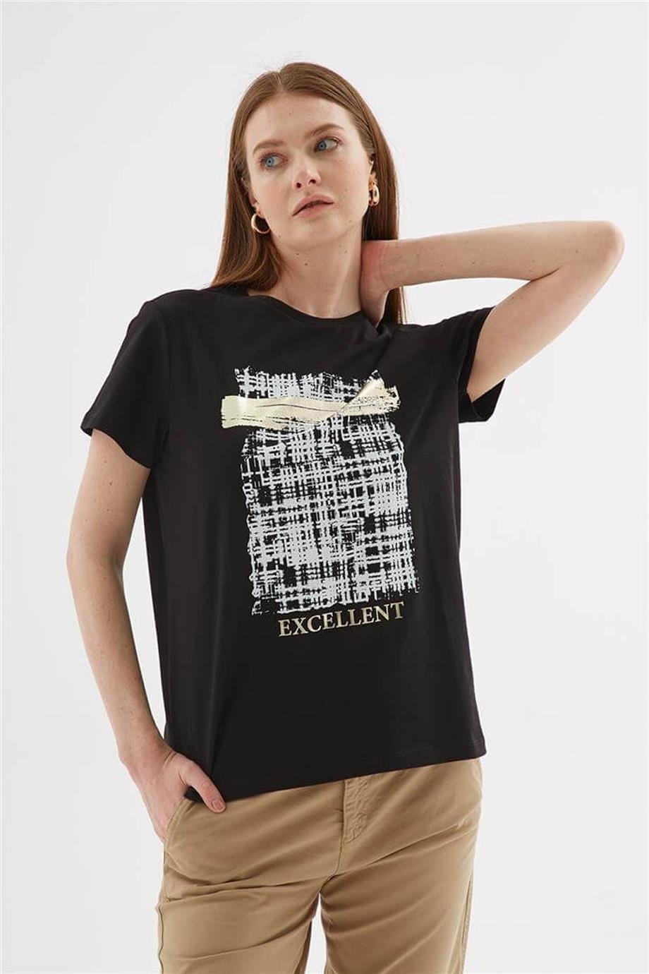 FASHİON FRİENDS0097-2Y5 F.FRIENDS T-SHIRTSİYAH