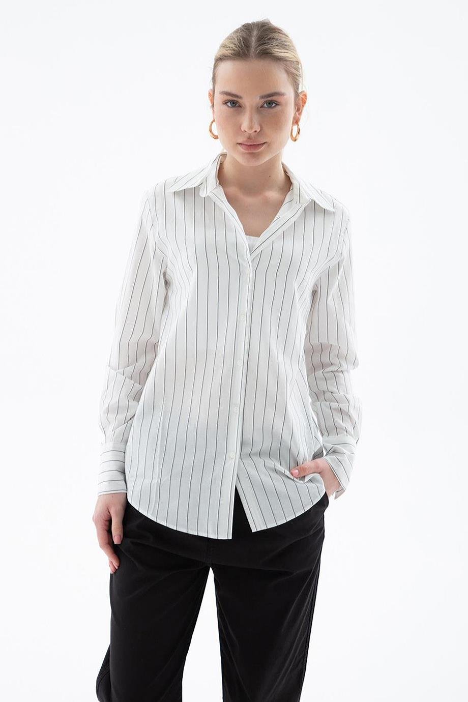 FASHİON FRİENDS0102-2Y5  F.FRIENDS GÖMLEKEKRU