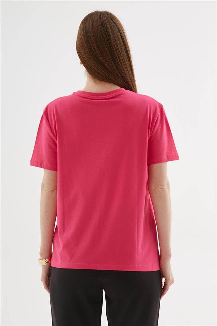 FASHİON FRİENDS0131-2Y5  F.FRIENDS T-SHIRTFUŞYA