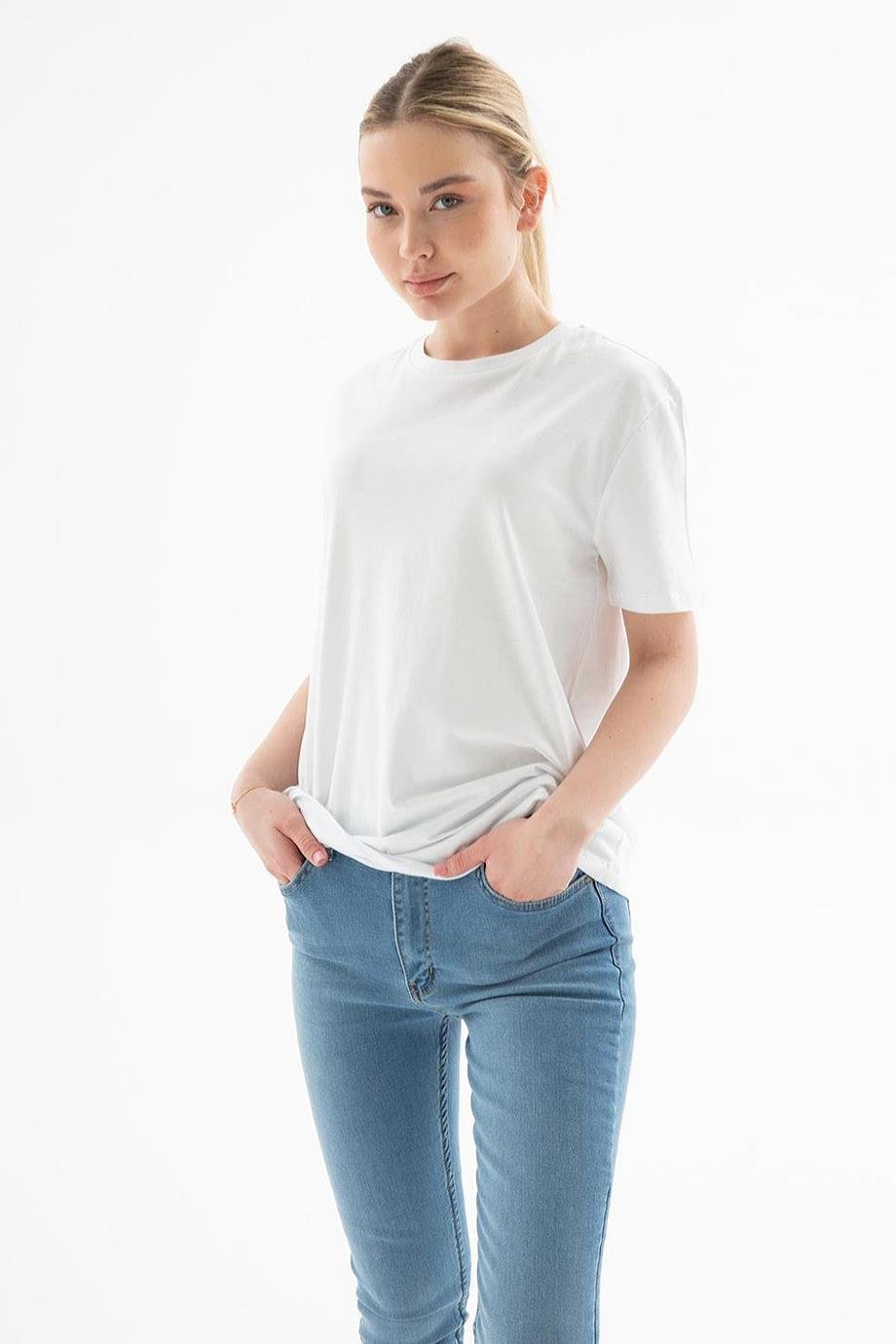 FASHİON FRİENDS0131-2Y5  F.FRIENDS T-SHIRTBEYAZ