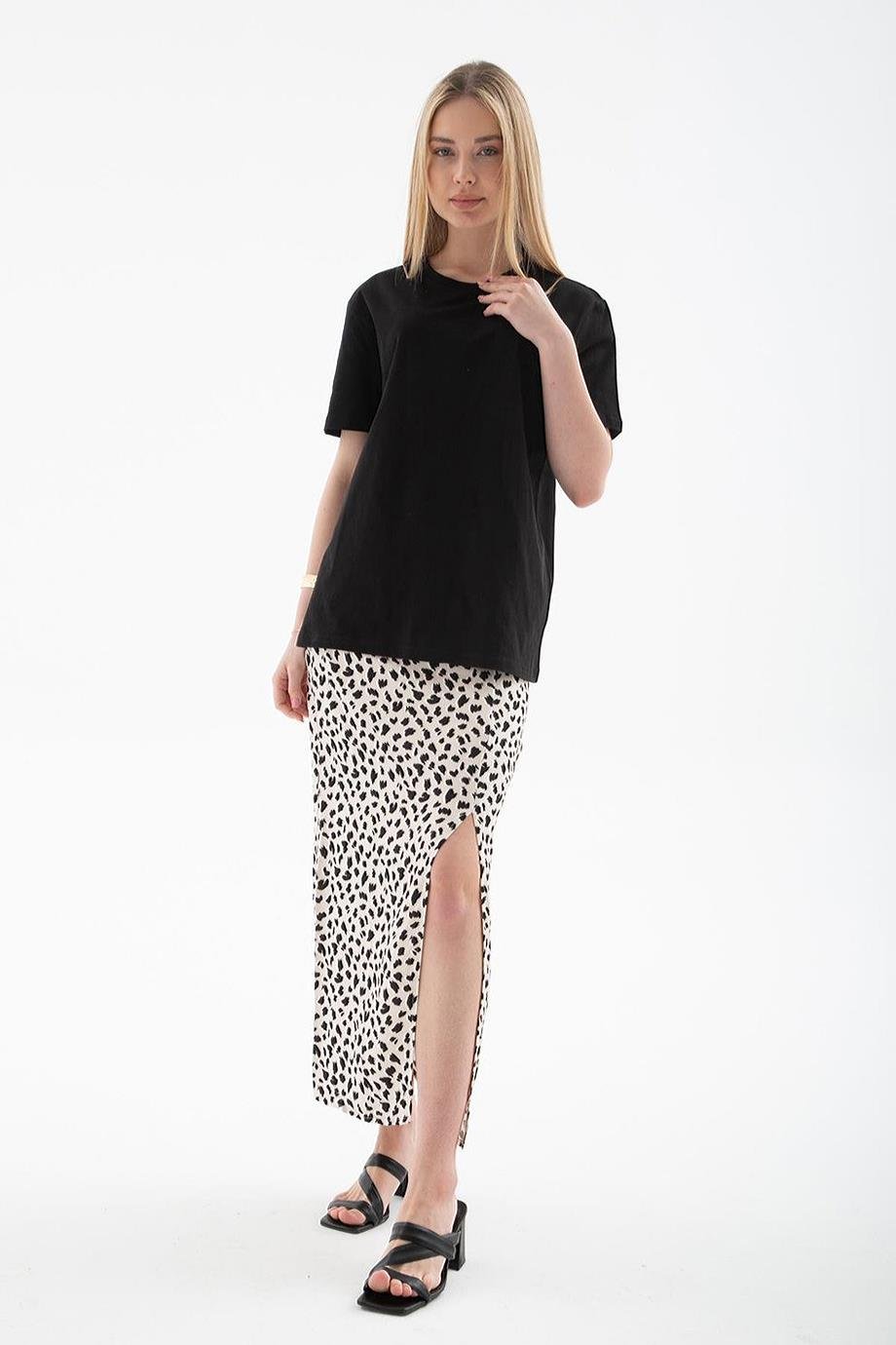 FASHİON FRİENDS0131-2Y5  F.FRIENDS T-SHIRTSİYAH