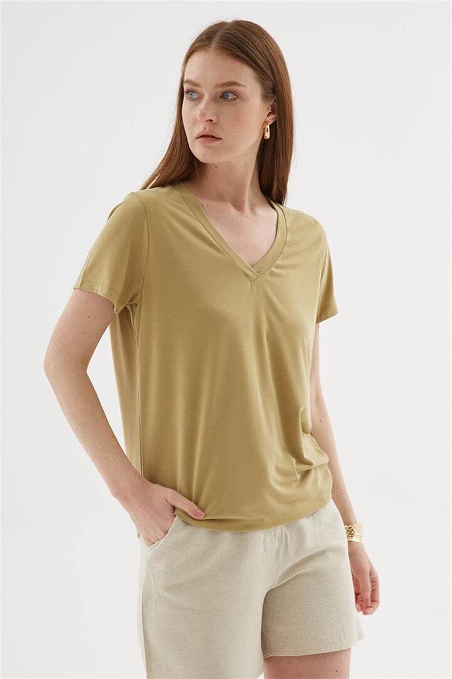 FASHİON FRİENDS0144-2Y5 F.FRIENDS BLUZOLİVE