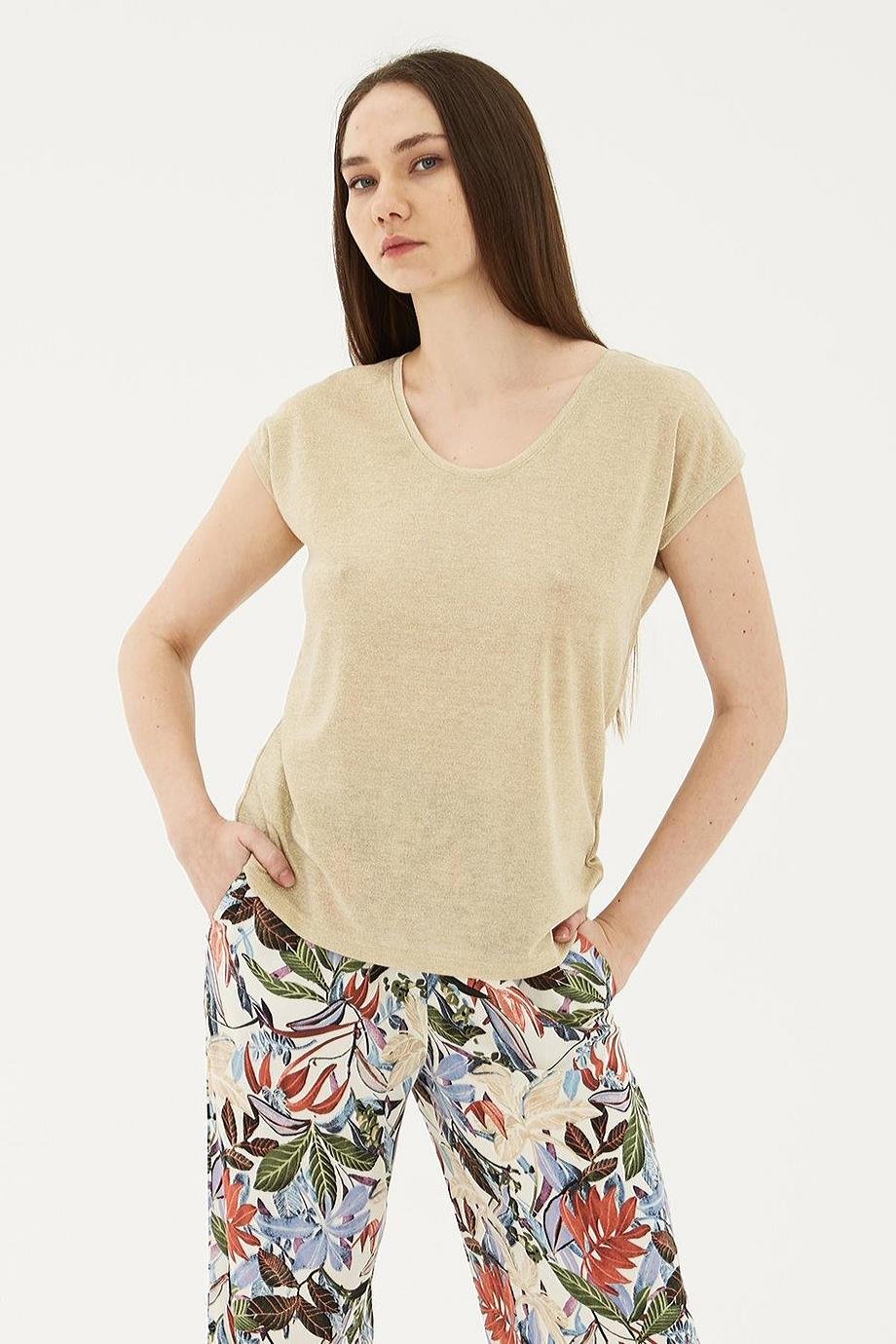 FASHİON FRİENDS0202-2Y5 F.FRIENDS BLUZGOLD