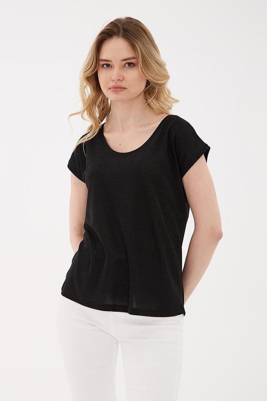 FASHİON FRİENDS0202-2Y5 F.FRIENDS BLUZSİYAH