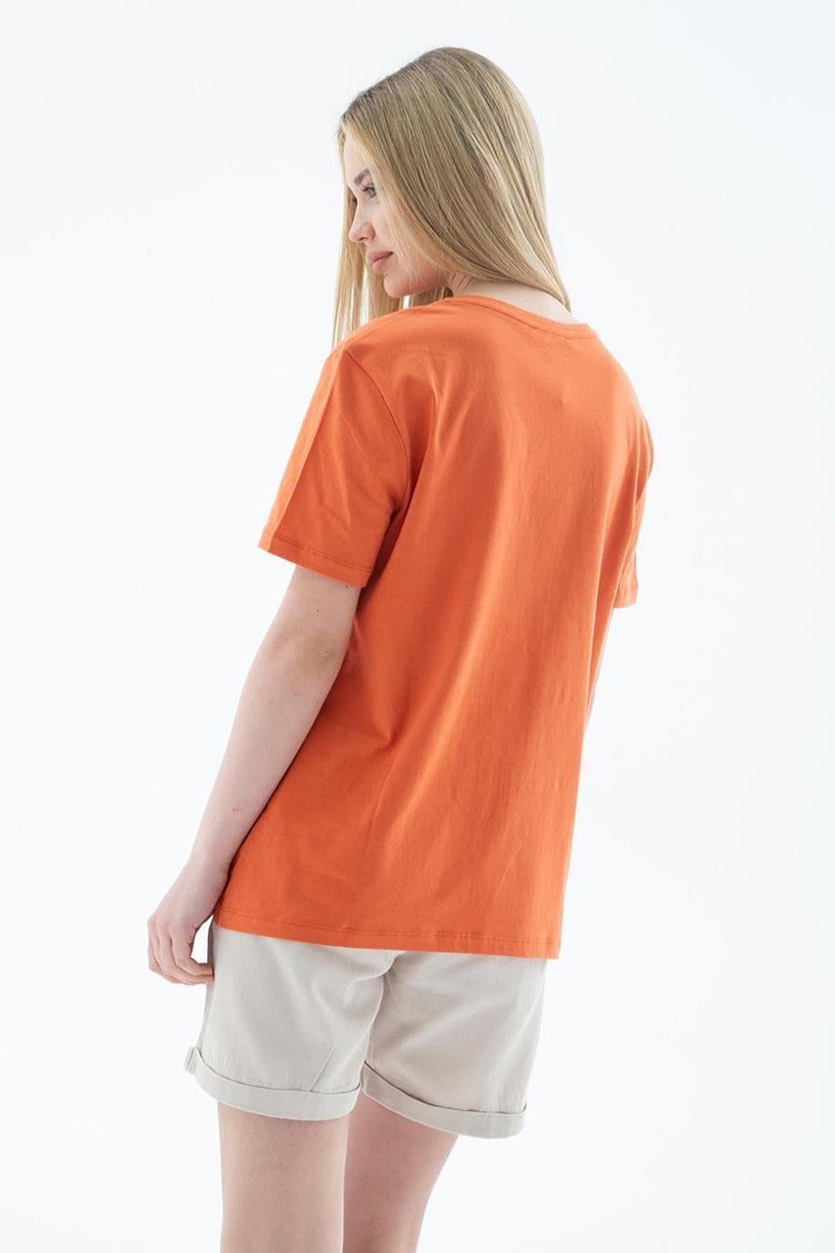 FASHİON FRİENDS0248-2Y5 F.FRIENDS T-SHIRTTURUNCU