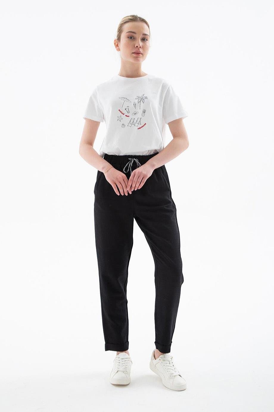 FASHİON FRİENDS0250-2Y5 F.FRIENDS PANTOLONSİYAH