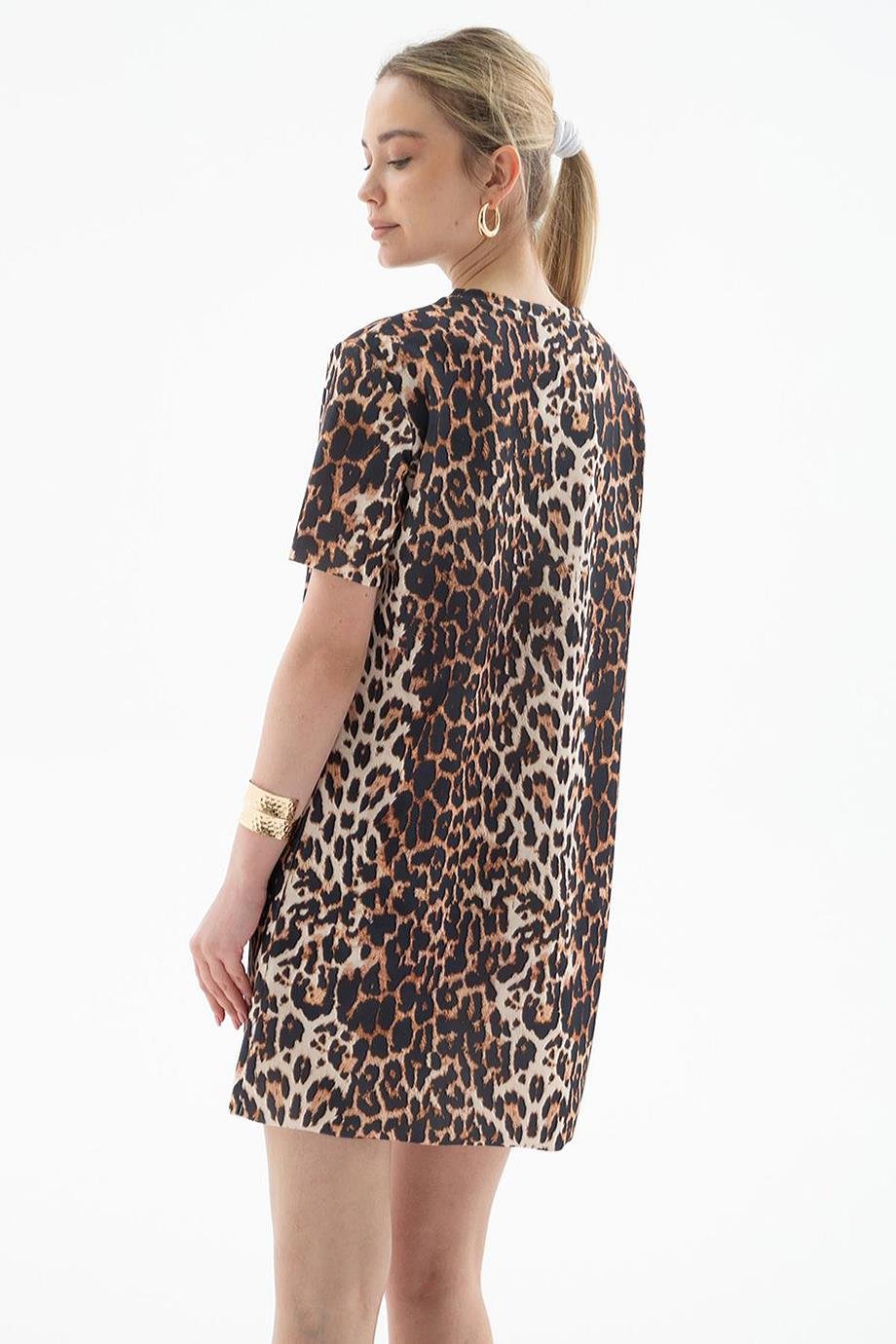 FASHİON FRİENDS0262-2Y5 F.FRIENDS ELBİSELEOPAR DESENLİ