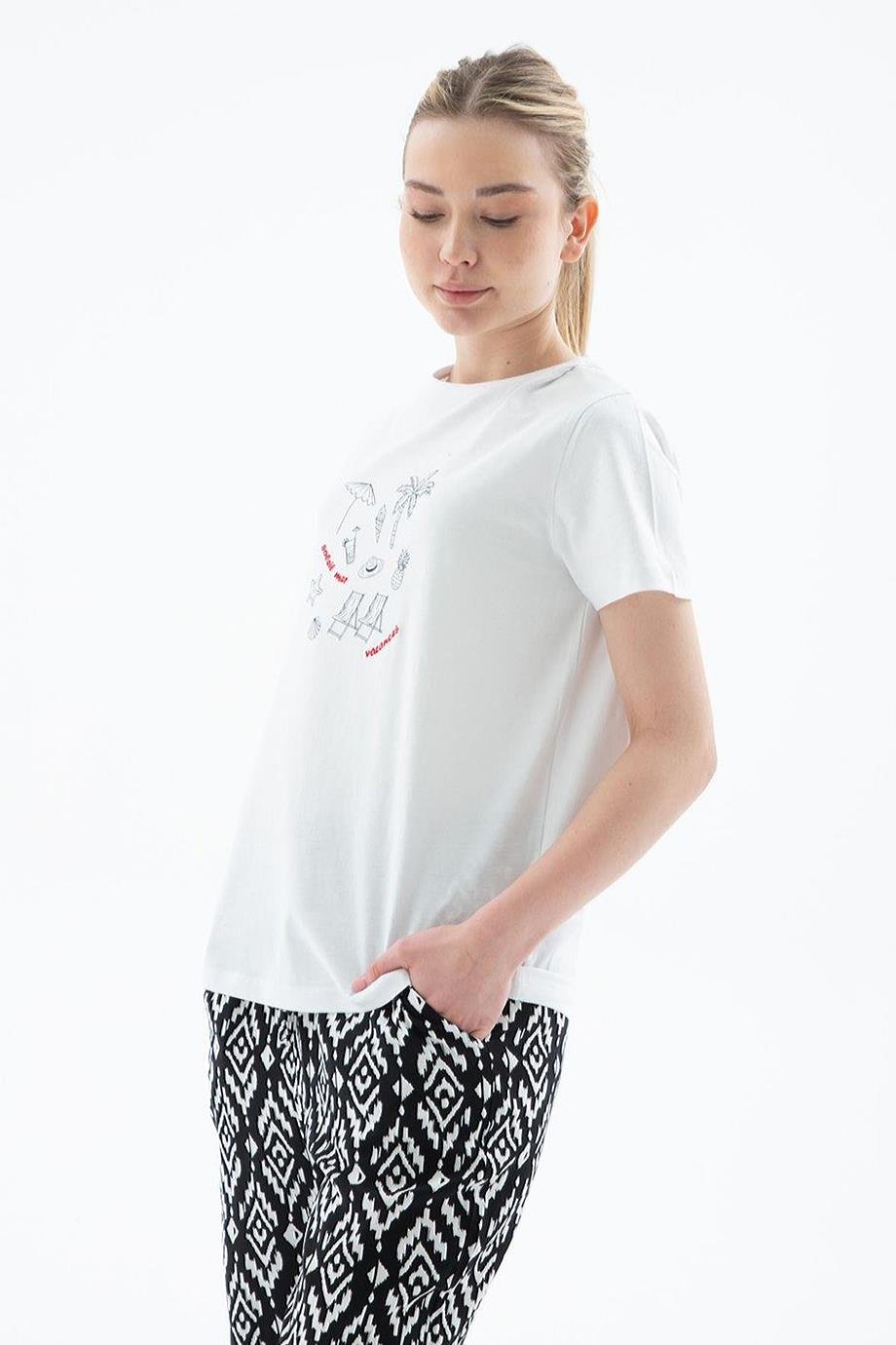 FASHİON FRİENDS0308-2Y5 F.FRIENDS T-SHIRTBEYAZ