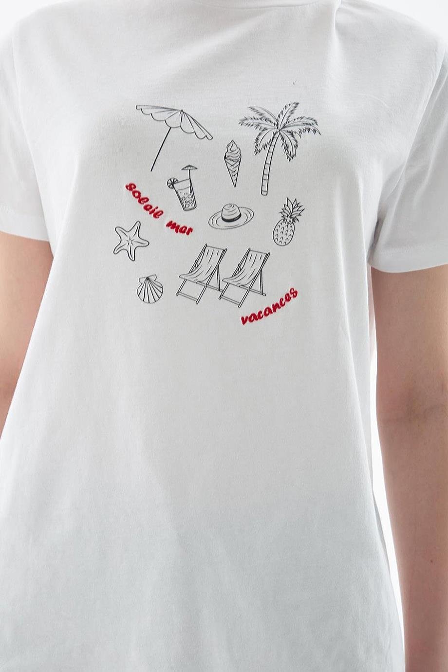 FASHİON FRİENDS0308-2Y5 F.FRIENDS T-SHIRTBEYAZ