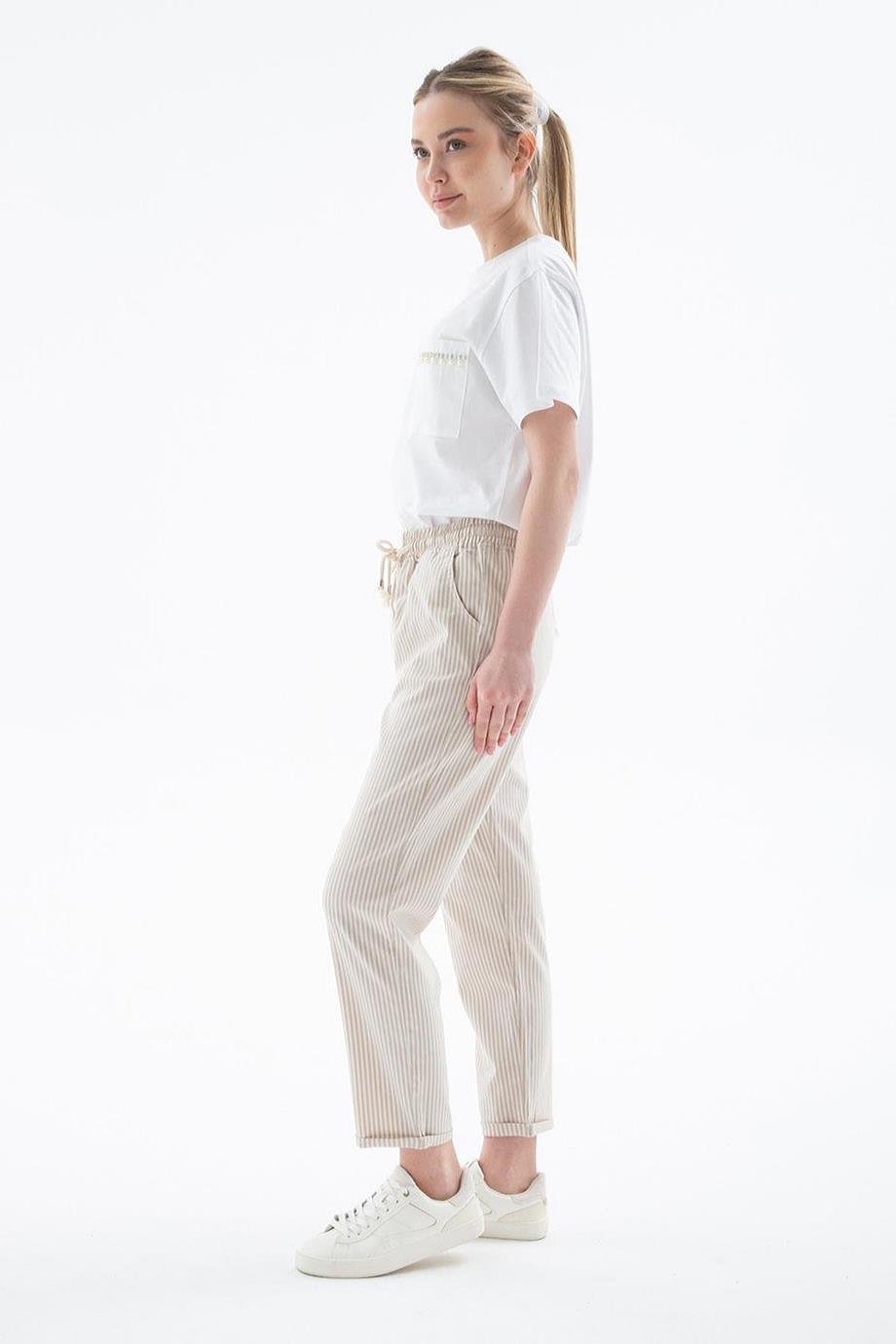 FASHİON FRİENDS0344-2Y5 F.FRIENDS PANTOLONBEJ