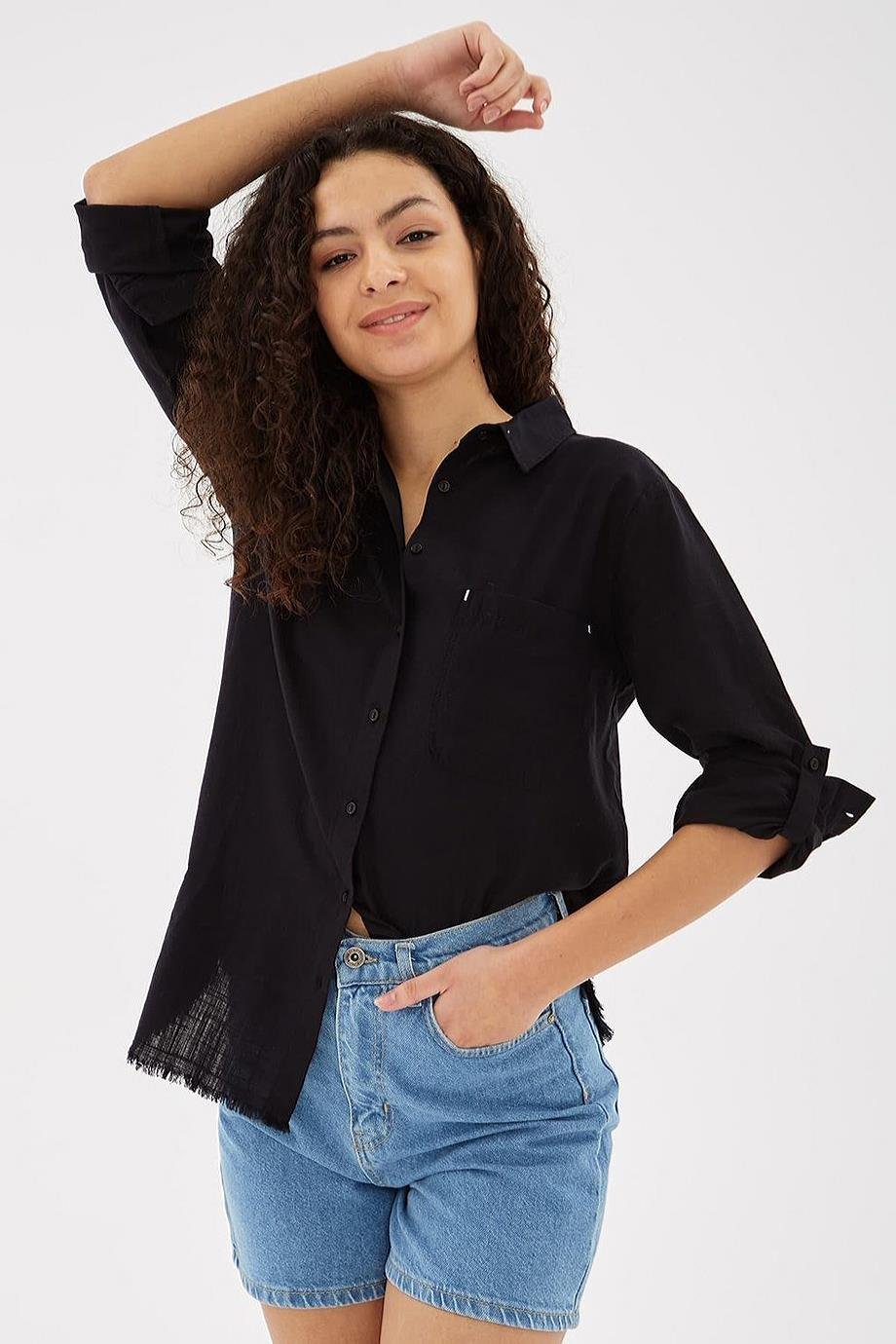 FASHİON FRİENDS0390-2Y5 F.FRIENDS GÖMLEKSİYAH