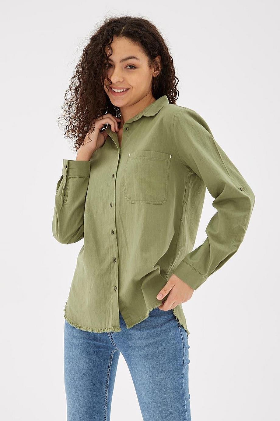 FASHİON FRİENDS0390-2Y5 F.FRIENDS GÖMLEKHAKİ