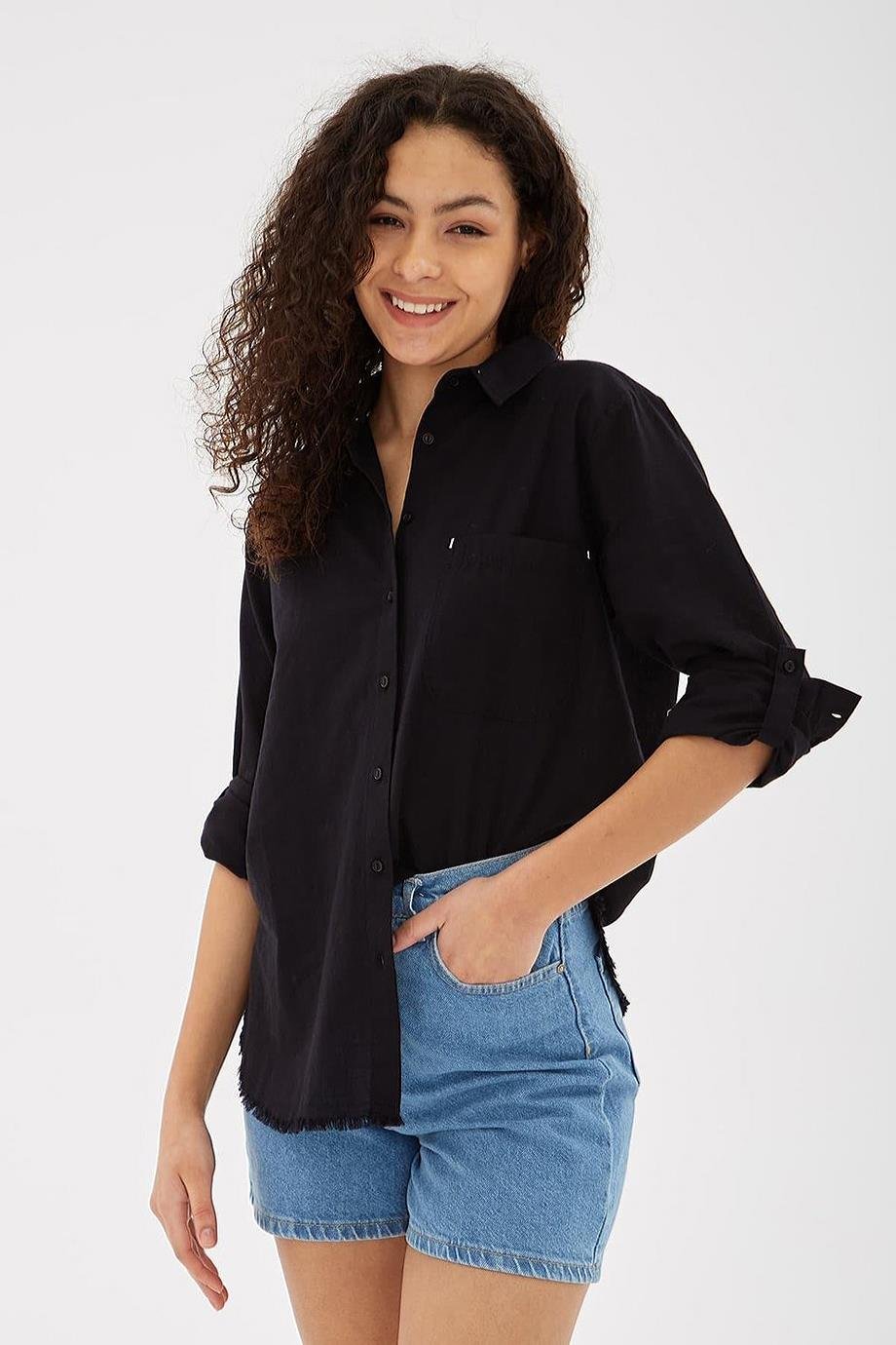 FASHİON FRİENDS0390-2Y5 F.FRIENDS GÖMLEKSİYAH