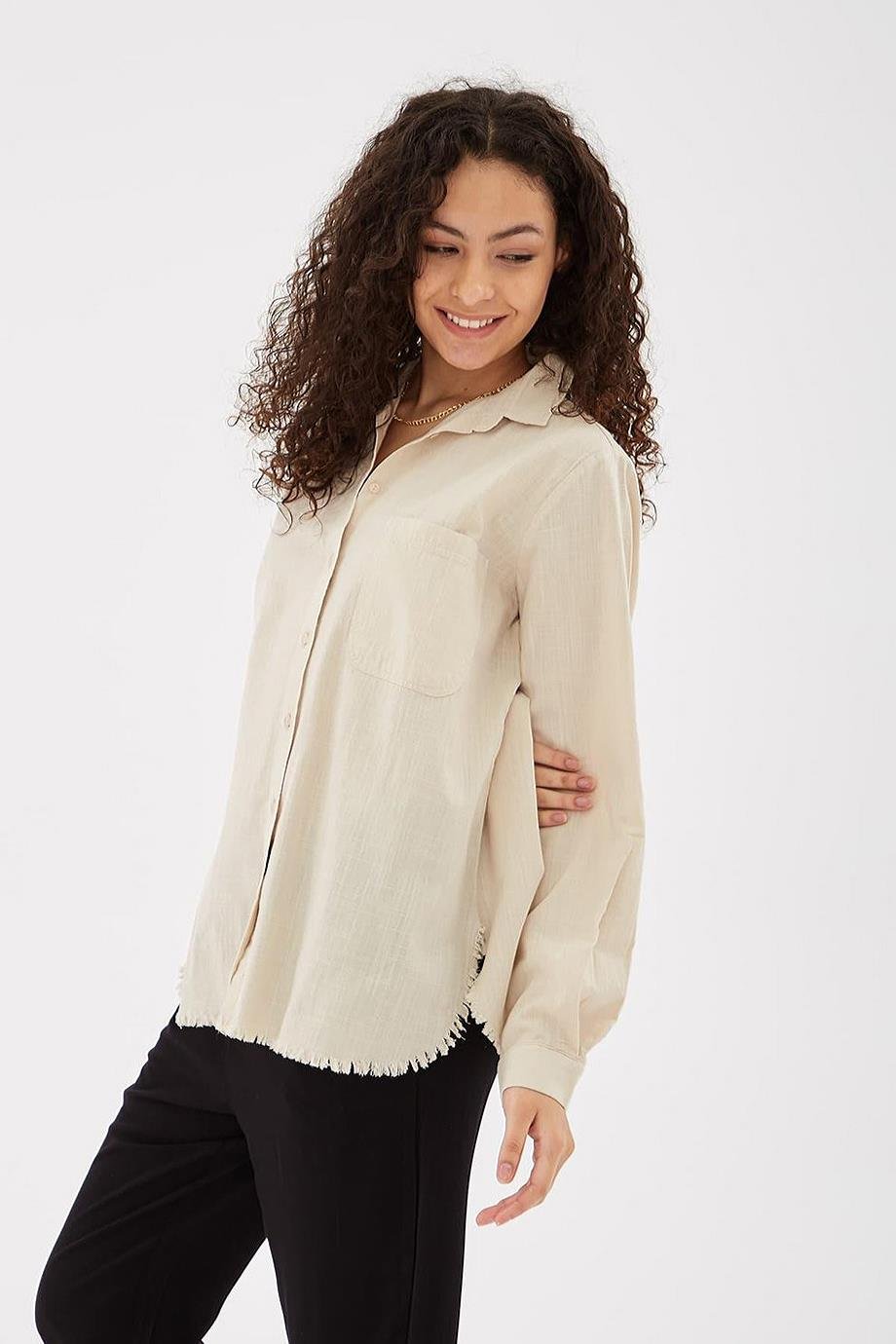 FASHİON FRİENDS0390-2Y5 F.FRIENDS GÖMLEKBEJ