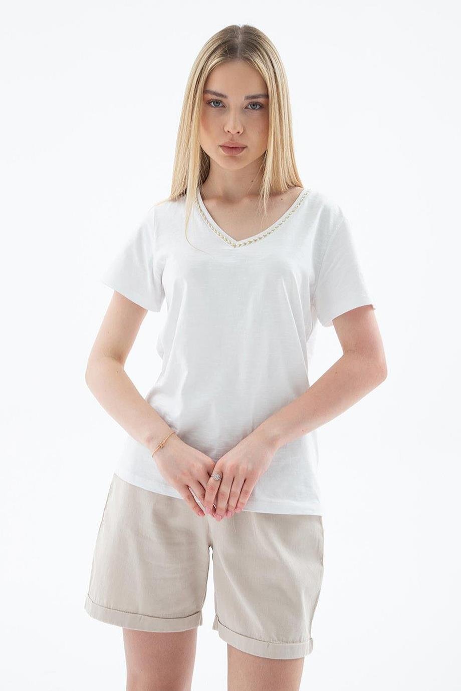 FASHİON FRİENDS0478-2Y5 F.FRIENDS T-SHIRTBEYAZ