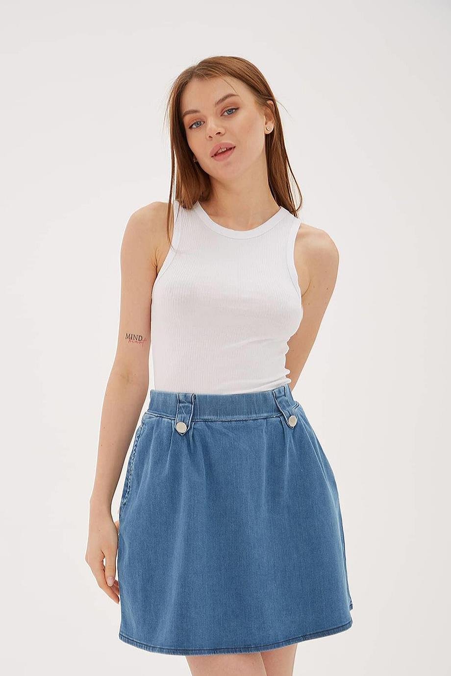 FASHİON FRİENDS0479-2Y5 F.FRIENDS CROPBEYAZ