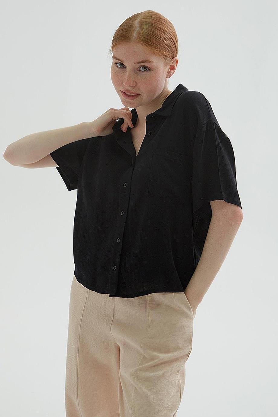 FASHİON FRİENDS0515-2Y5 F.FRIENDS GÖMLEKSİYAH