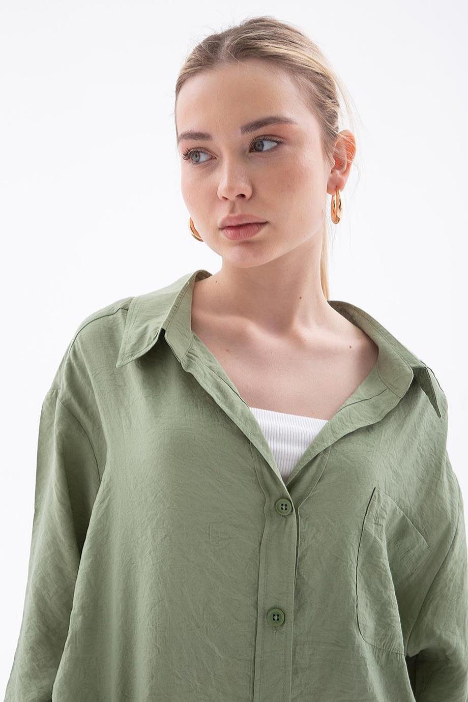 FASHİON FRİENDS0571-2Y5 F.FRIENDS GÖMLEKHAKİ