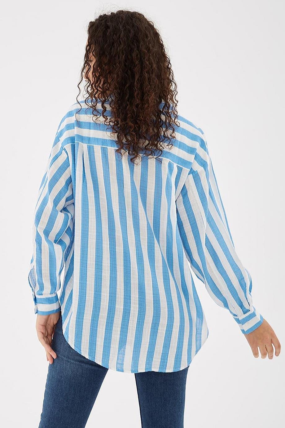 FASHİON FRİENDS0670-2Y5 F.FRIENDS GÖMLEKMAVİ