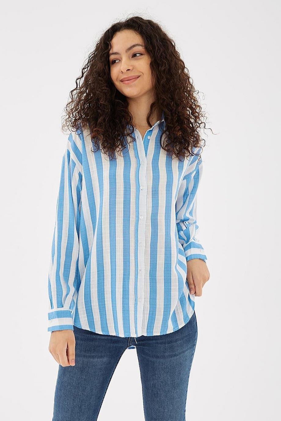 FASHİON FRİENDS0670-2Y5 F.FRIENDS GÖMLEKMAVİ