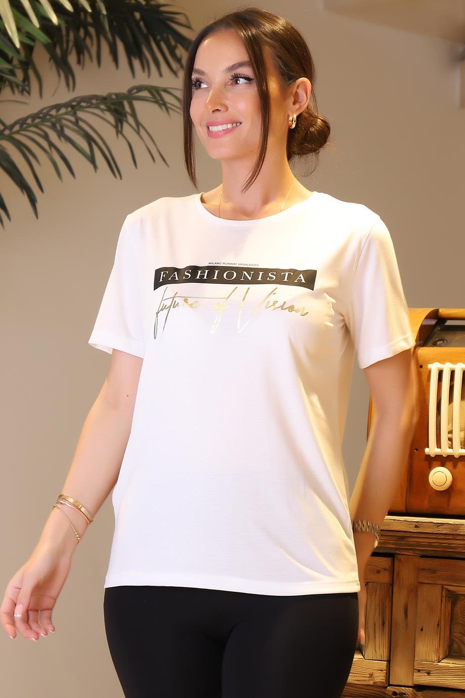 FASHİON FRİENDS0716-2Y4 F.FRIENDS TSHIRTBEYAZ