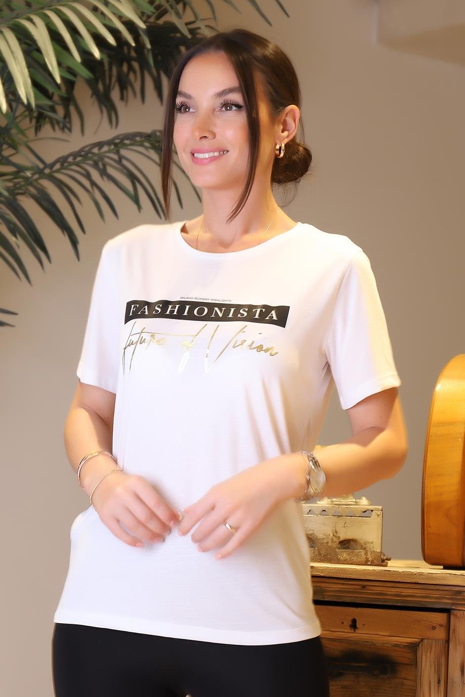 FASHİON FRİENDS0716-2Y4 F.FRIENDS TSHIRTBEYAZ