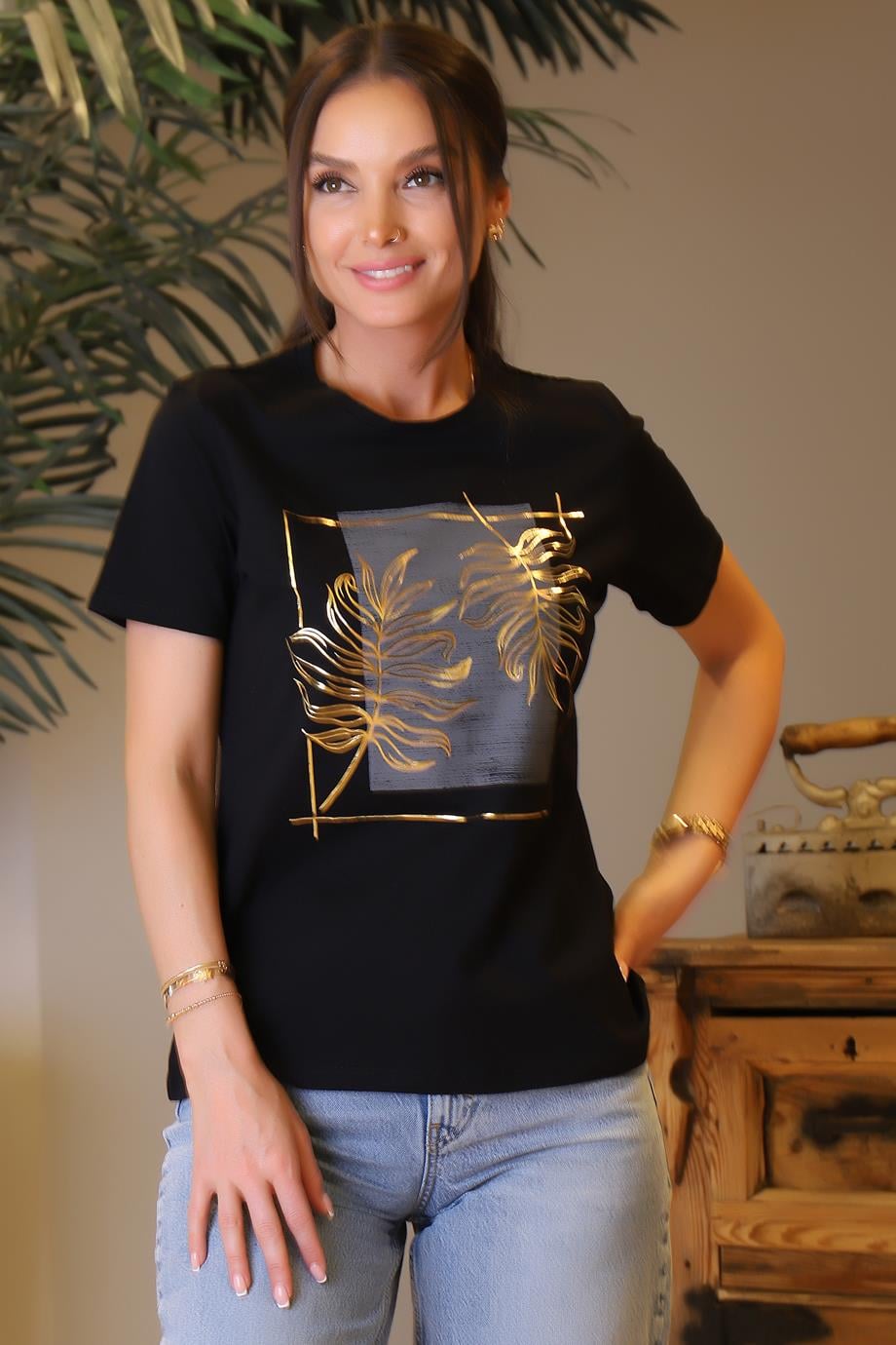 FASHİON FRİENDS0723-2Y4 F.FRIENDS TSHIRTSİYAH