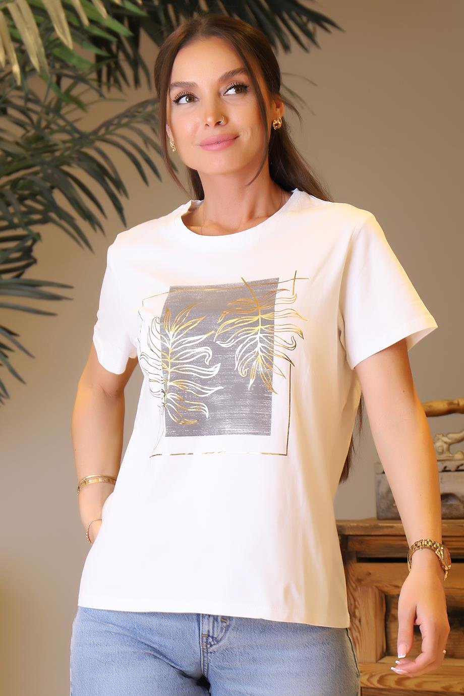 FASHİON FRİENDS0723-2Y4 F.FRIENDS TSHIRTBEYAZ