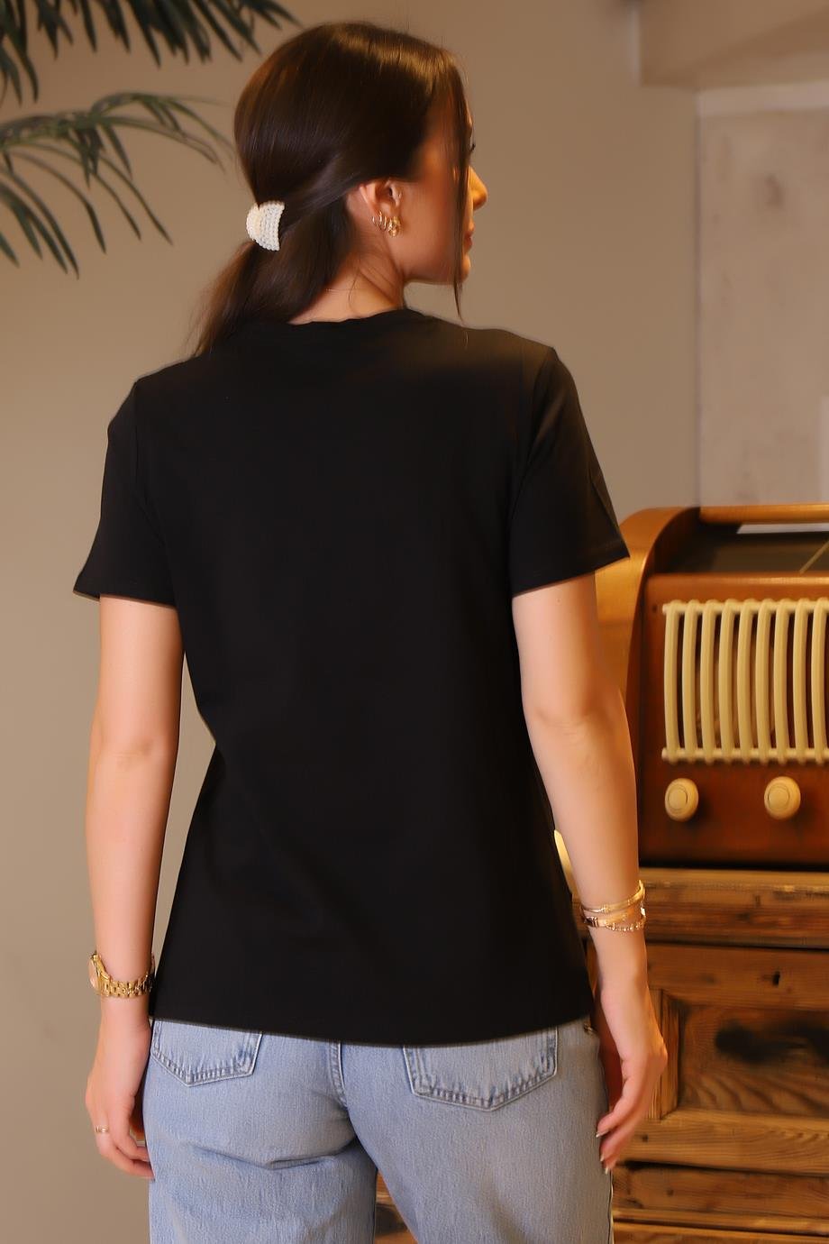 FASHİON FRİENDS0723-2Y4 F.FRIENDS TSHIRTSİYAH