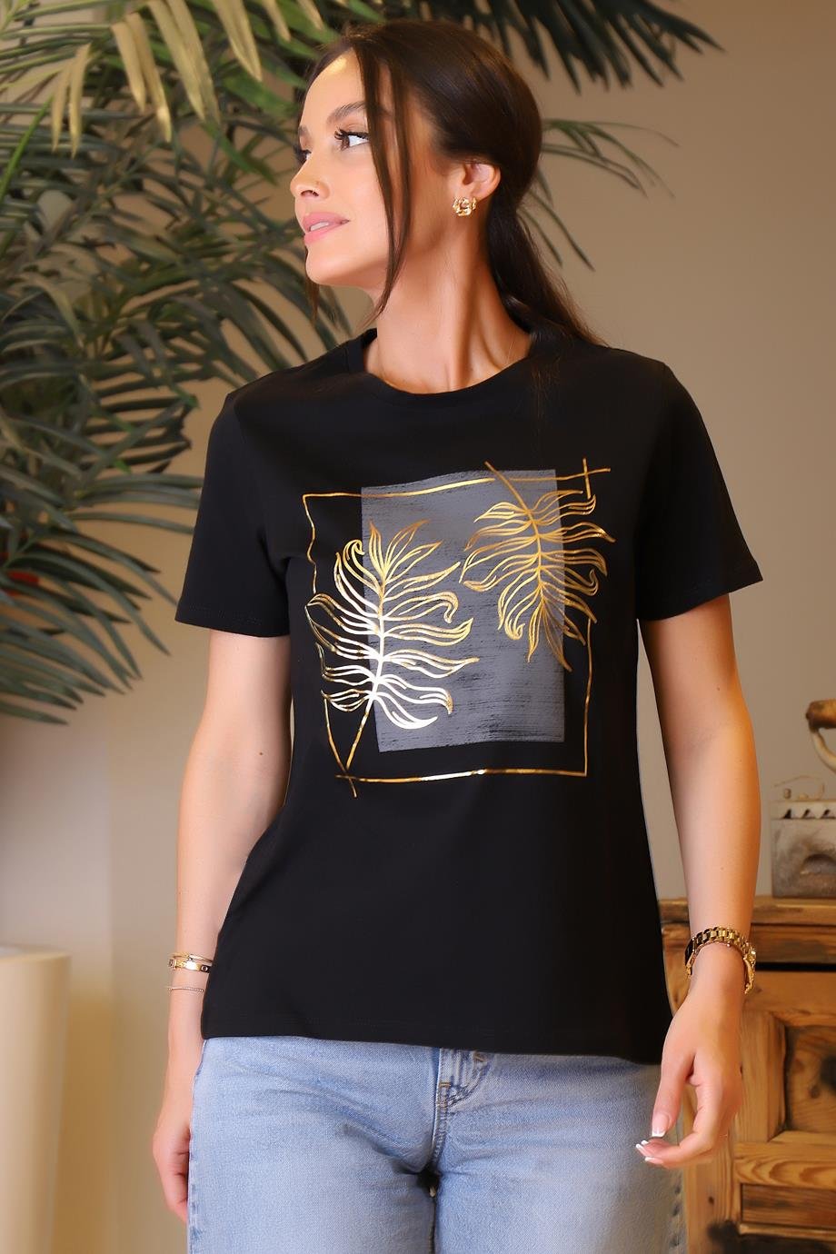 FASHİON FRİENDS0723-2Y4 F.FRIENDS TSHIRTSİYAH