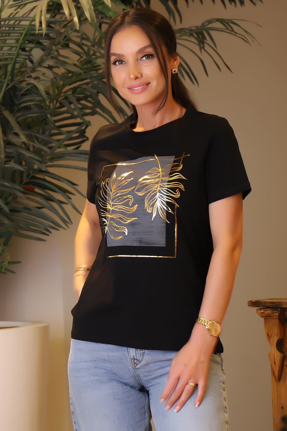 FASHİON FRİENDS0723-2Y4 F.FRIENDS TSHIRTSİYAH