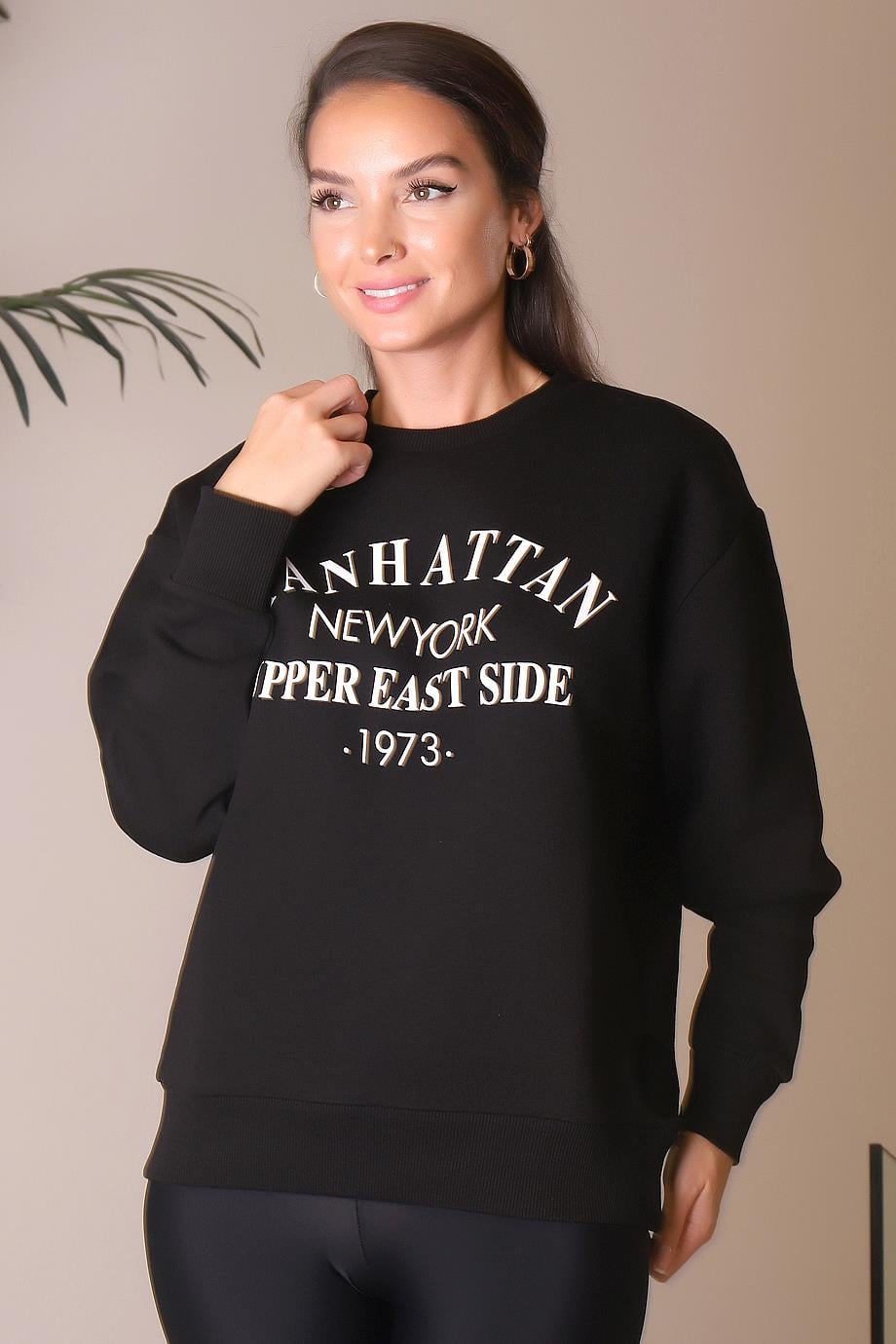 FASHİON FRİENDS0844-2K4 F.FRIENDS SWEATSİYAH