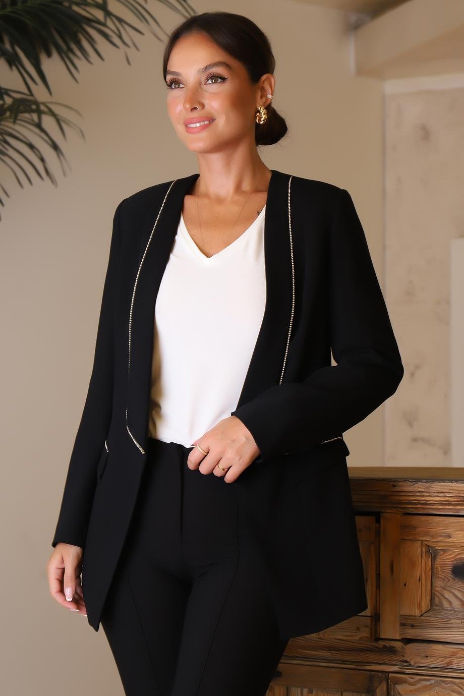 GARNİ1018-2Y4 GARNİ CEKETSİYAH