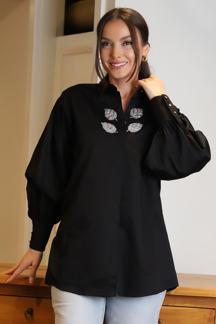 GHİSA4525-2Y4 GHISA TUNİKSİYAH