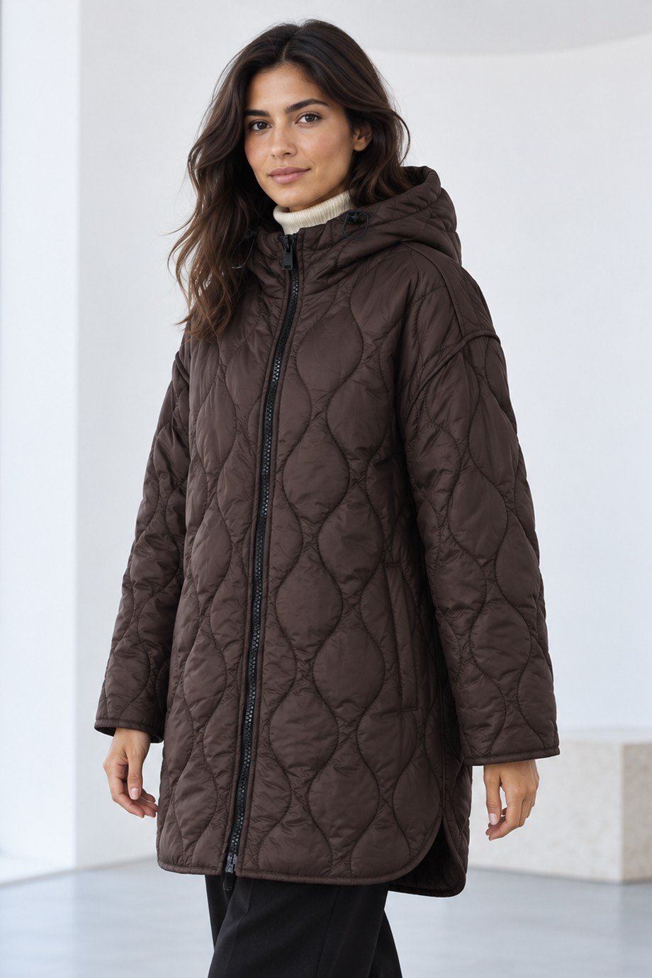 İKOLLKadın Kahve Mont 35424-2K7