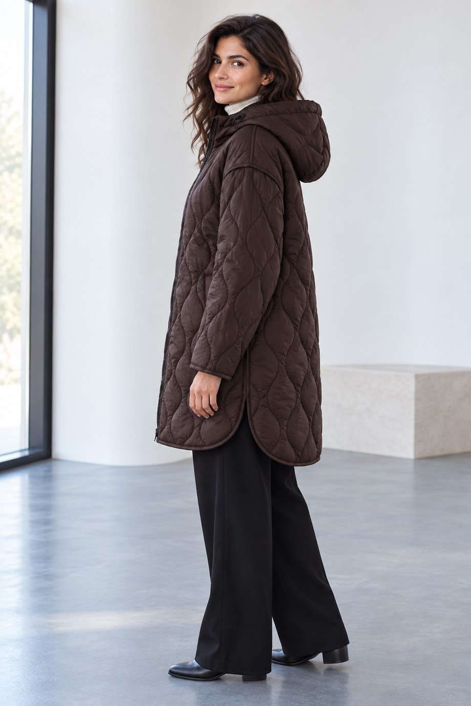 İKOLLKadın Kahve Mont 35424-2K7