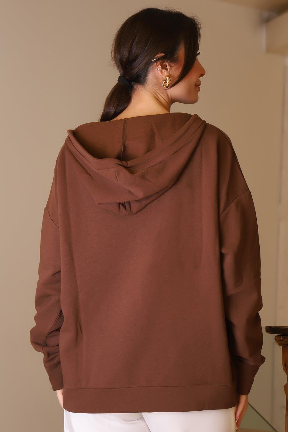 IND ZENTONİ 2K52052-2K5 ZENTONİ SWEAT+KAHVE