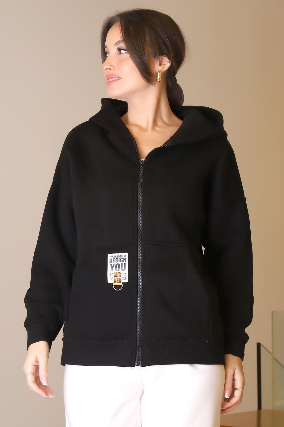 IND ZENTONİ 2K53064-2K5 ZENTONİ SWEAT+SİYAH