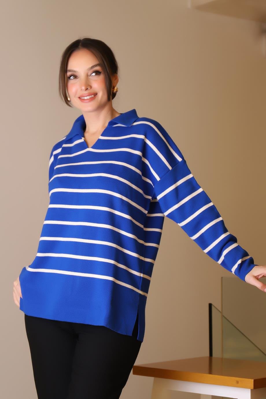 IND ZENTONİ 2K55165-2K5 ZENTONİ TRİKO+SAKS EKRU