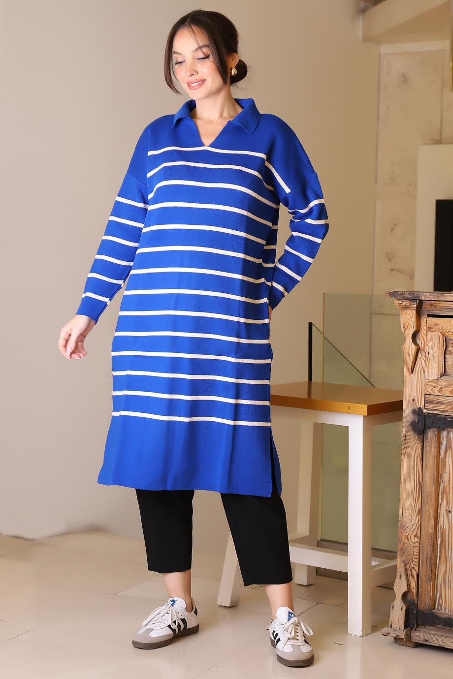 IND ZENTONİ 2K55172-2K5 ZENTONİ ELBİSE+SAKS