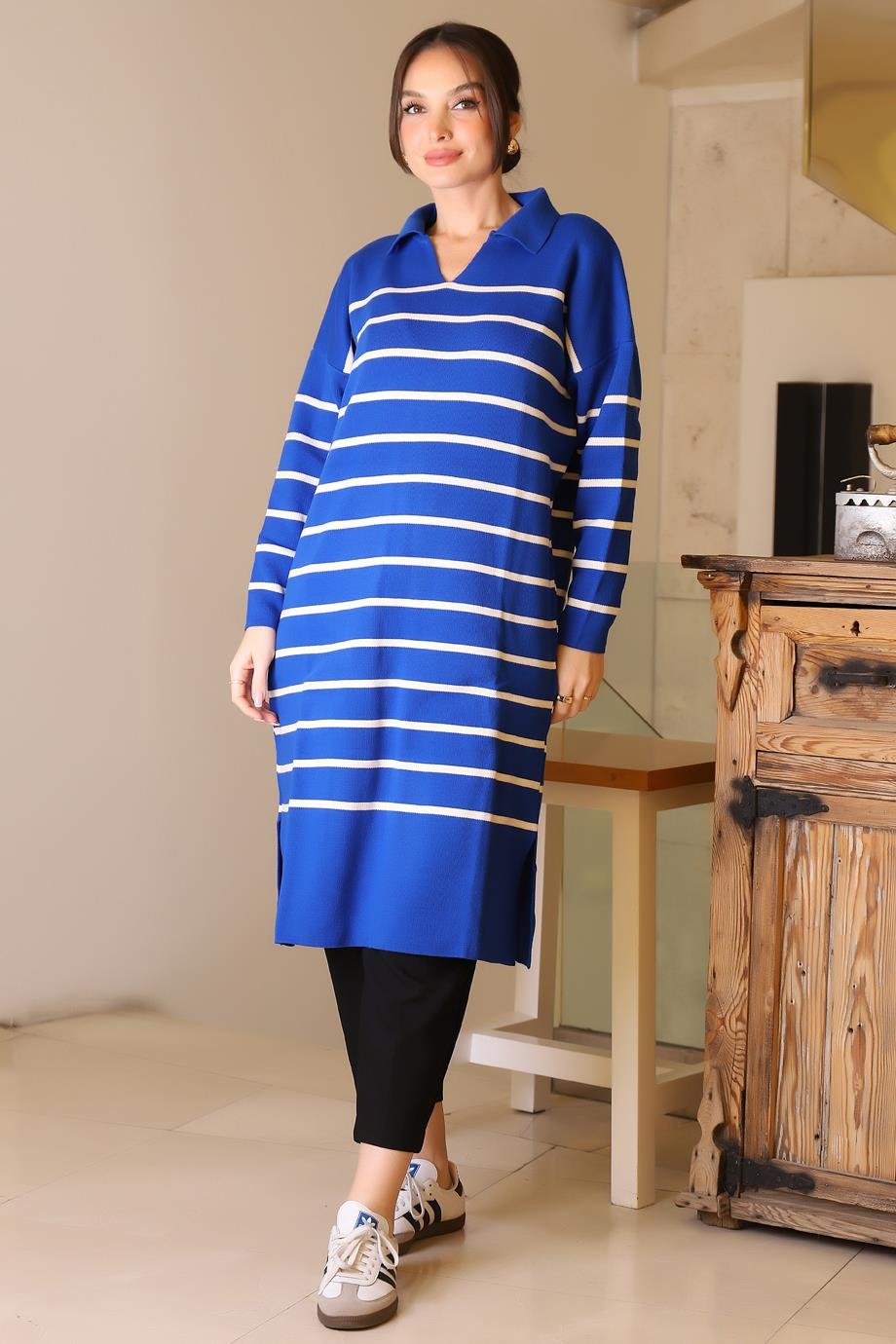 IND ZENTONİ 2K55172-2K5 ZENTONİ ELBİSE+SAKS