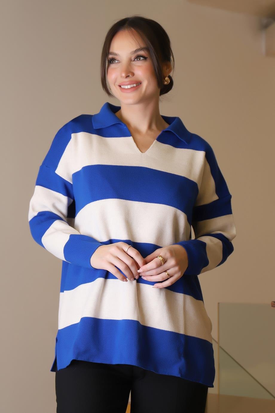 IND ZENTONİ 2K55208-2K5 ZENTONİ TRİKO+SAKS EKRU