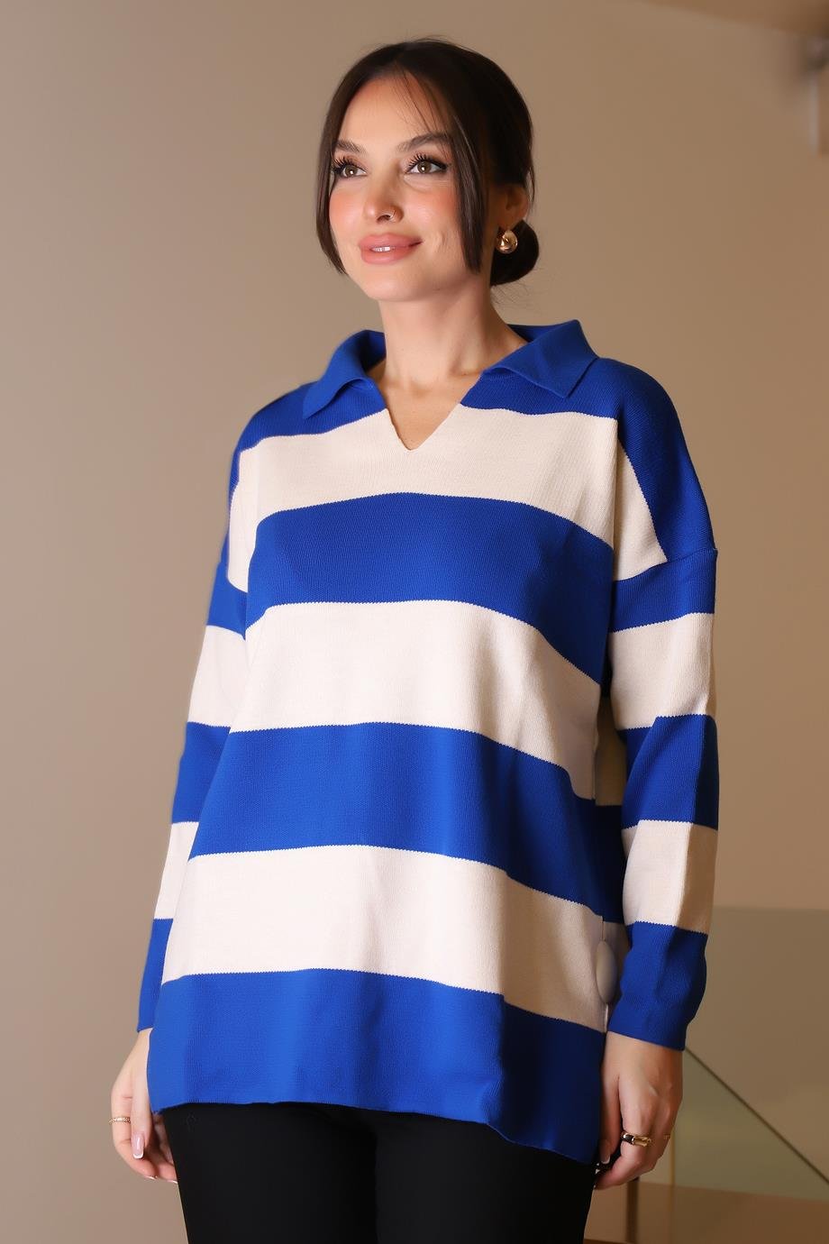 IND ZENTONİ 2K55208-2K5 ZENTONİ TRİKO+SAKS EKRU