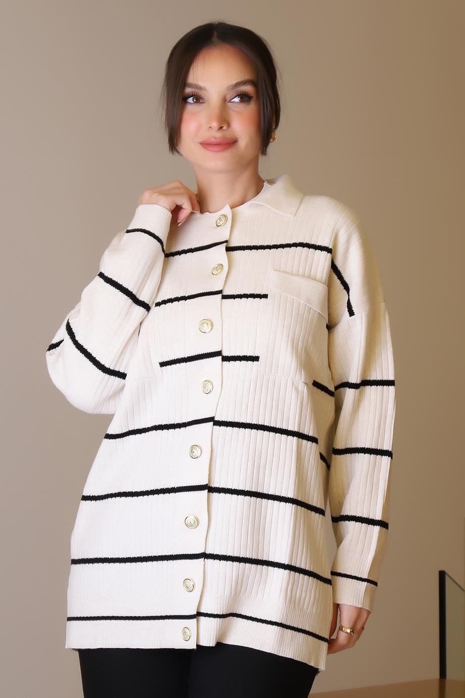 IND ZENTONİ 2K55224-2K5 ZENTONİ HIRKA+EKRU