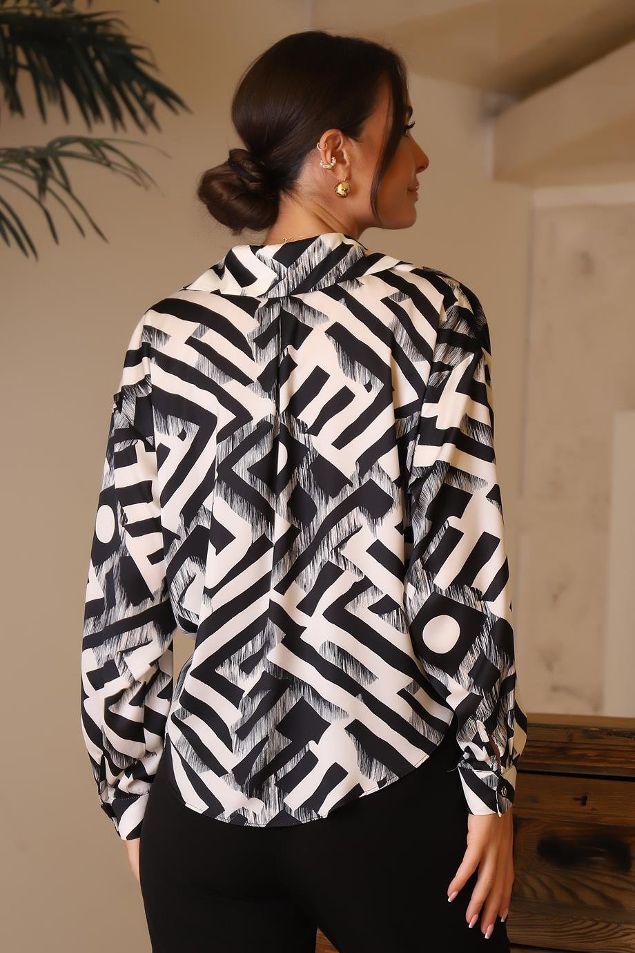 İNDİGO6031-2Y4 İNDİGO BLUZSİYAH